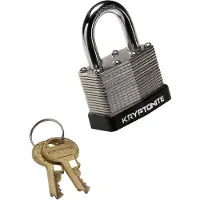Kryptonite Kryptoniittilaminoitu tersavain Pyrn riippulukko Heavy Duty 44mm turvalukko polkupyrien oven porttiaidalle