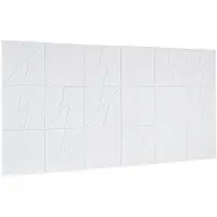 DUOKU Akustinen Paneeli--18 Kappaleen Pakkaus-Itse Liimautuva Seinävaahto-30x30x1 cm-Polyesterikuitu Äänieristyspaneelit