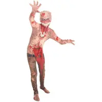 Morphsuits Kids Exploding Guts Zombie Monster -asu - keskikokoinen 3'6-3'11 / 8-10 vuotta