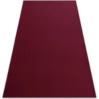 Rugsx Alfombra con refuerzo de goma RUMBA 1375 un solo color cereza 100x200 cm