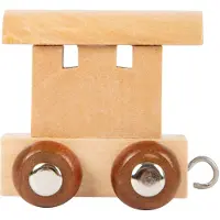 Small Foot - Wooden Letter Train Wagon - Pack of 12