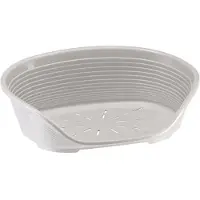Ferplast SIESTA DELUXE Korg Storlek 2 - 49*36*17,5 cm - Ljusgrå -