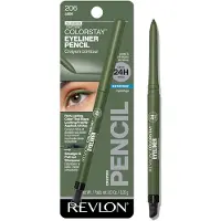 Revlon ColorStay Pencil Vedenpitävä Eyeliner Smudge-Proof Eye Meikki Sisäänrakennetulla Teroittimella 206 Jade 0,01 oz