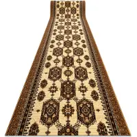 Rugsx Alfombra de pasillo BCF ZEGARY beige 100 cm 100x130 cm