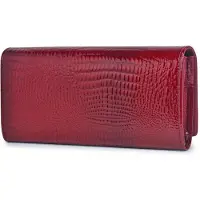 MaxPower Aitoa Nahkaa Kukkaro Naisille Clutch Laukku , Sidabriškai pilka