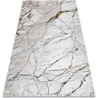 Rugsx Matto GLOSS moderni 529A 53 Marmori, kivi, tyylikäs, glamour väri norsunluu / beige