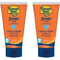 Banana Boat Sport Ultra -aurinkovoide SPF 30, matkakoko 85 g, kaksoispakkaus, hike ja vett hylkiv aurinkovoide aktiiviseen el m ntyyliin