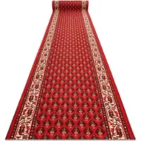 Rugsx Tapete antideslizante INKO rojo 67cm 67x150 cm