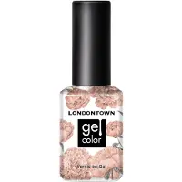 Londontown UV/LED geelikynsilakka - Pitkäkestoinen, hiukkasenkestävä High Shine -väri - kiiltävä beige Nude The Full Monty 12ml/.40fl oz