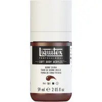 LIQUITEX Professional Soft Body akryylimaali 59ml (2 unssia) Pullo Burnt Sienna