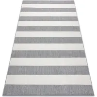 Rugsx Alfombra de cuerda sisal FLAT 48644/637 Rayas 140x200 cm