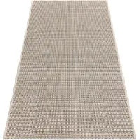 Rugsx MATTO STRING SIZAL FLOORLUX 20580 sileä, yhtenäinen, yksivärinen - samppanja / taupe