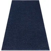 Rugsx Alfombra SOFTY llanura color sólido azul oscuro 160x220 cm