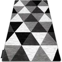 Rugsx Alfombra ALTER RINO Triángulos gris 80x150 cm