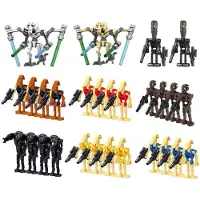 MaxPower 28 kpl Star Wars -sarjan minitoimintahahmot kokoamassa rakennuspalikkamallia lelut lasten fanit lahjaminihahmot