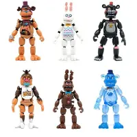 MaxPower 6 kpl:n pakkaus Sonic the Hedgehog Knuckles Amy Tail Cake Topper Metal Action Figuurit Lelu