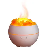 Jojomino Salt Stone LED-valokostutin USB-aromaterapia Night Mist Air makuuhuoneen kotitoimistoon