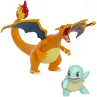 Pokémon Pok?mon Fire and Water Battle Pack - Sislt 4,5 tuuman Flame Action Charizardin ja 2" Squirtle Action -figuurit - Amazon Exclsuive