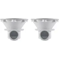 Semoic 2X Swimming Pool Main Drain Cover,ABS Swimming Pool Main Drain Floor Drain 2in Water Inlet Draining,Pool Equipment Parts