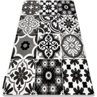 Rugsx Alfombra ALTER Porto flores gris 140x190 cm