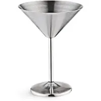 Semoic Ruostumattomasta teräksestä valmistettu cocktaillasi, korkea pohja, viinilasi, unbr