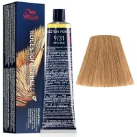 Wella 9-31 Bright Golden Ash Blonde Koleston perfect Me+ Rich Naturals 60ml