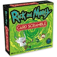 Aquarius Rick and Morty Board Game Card Scramble *englanninkielinen versio*