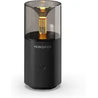 Jojomino Kynttilänvalon tuoksuhajotin USB Sähköinen Ultraääni Mist Maker Ilmankostutin auton tuoksulle Essential Black