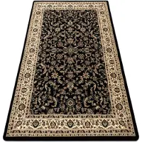 Rugsx Alfombra ROYAL ADR modelo 1745 negro 150x300 cm