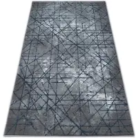 Rugsx Alfombra acrílica VALENCIA 3949 INDUSTRIAL gris/azul 80x150 cm