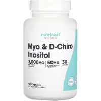 Nutricost - Myo- ja D-kirouuteiini naisille (120 kapselia)