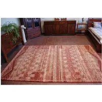 Rugsx Alfombra de lana OMEGA MAYO tonos de naranja 200x300 cm