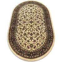 Rugsx Alfombra ROYAL ADR oval modelo 1745 caramelo 100x180 cm