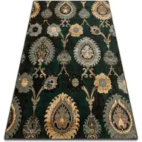 Rugsx Alfombra de lana POLONIA Olivo Ornamento patyna verde 300x400 cm