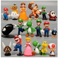 MaxPower 18-osainen Super Mario Bros -toimintahahmonukke