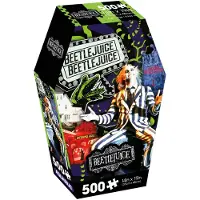 Aquarius Beetlejuice 500 palan palapeli arkkulaatikko (500 palan palapeli) - Heijastamaton - Tarkkuusasennus - Virallisesti lisensoitu Beetlejuice-tuo