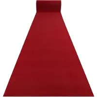 Rugsx Kumipäällysteinen päällyste 1974 rumba häät klaretti, punainen 70cm