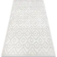 Rugsx Alfombra SANTO sisal 58381 diamantes, zigzag beige 140x190 cm