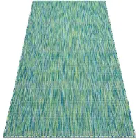 Rugsx Moderno FISY alfombra sisal 20777 Rayas, mezcla azul 80x150 cm