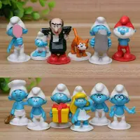 MaxPower 12 kpl Smurffit: Kadonnut kyl? Smurfette Gargamel Papa Hefty Toimintahahmot Lelu
