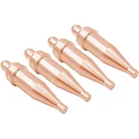 Jojomino 1-101 Series Acetylene Cutting Torch Tips, Size 0-3, Fit V-Style Heavy Duty Torch - Pack of 4
