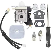 MaxPower PB250 Kaasutin PB250LN -250 ES250 -lehtipuhaltimelle RB-K106 ilmansuodattimen säätötyökalulla, polttoaineletku