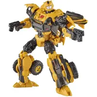 Transformers Toys Studio Series Deluxe-luokka Aktivoi uudelleen 10 Gamer Edition Bumblebee 4,5 tuuman muunnostoiminto Kuva 8+