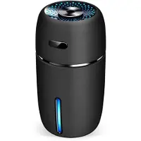 Typecat USB-auton ilmankostutin 200 ml, kannettava, 7 värillä, LED-yövalo, hiljainen, säädettävä sumutila matkakäyttöön