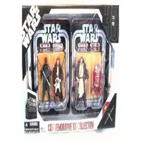 Hasbro Star Wars Episodi 1 Pime uhka -muistokokoelma, jossa R2-R9, Darth Maul, Obi-Wan Kenobi ja Qui-Gon Jinn. HARVINAINEN