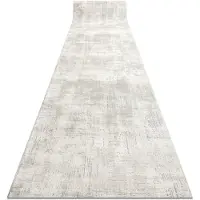 Rugsx Alfombra de pasillo TULS 51231 vintage marfil / gris 80 cm 80x310 cm