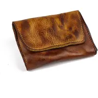 Jojomino Taskussa käsintehty retrotyylinen kolikkotasku, minikokoinen muotilompakko, kolikkotasku/rahatasku/korttikotelo miehille ja naisille