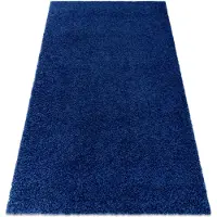 Rugsx Alfombra SOFFI shaggy 5cm azul oscuro 60x100 cm