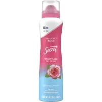 Secret Dry Spray antiperspirantti deodorantti naisille 48h painoton hikeä ja hajua suojaava hellävarainen iholle Wild Rose & Argan Oil Tuoksu 4,1 oz