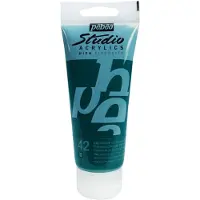 You do it Akrýyliväri - Pébéo - Studio - Ftalotsyaanivihreä - 100 ml - Silkkinen - Yhdistelmämateriaali